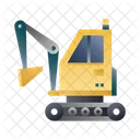 Excavator Construction Vehicle Heavy Vehicle Icon