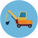 Excavator Construction Heavy Icon