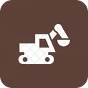 Excavator Machine Digger Icon