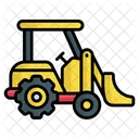 Excavator Crawler Machinery Icon
