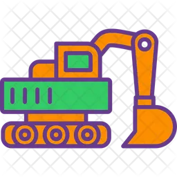 Excavator  Icon