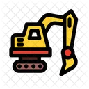 Excavator Machinery Digger Icon