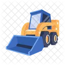 Excavator Blade Construction Vehicle Construction Transport Icon