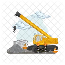 Excavator crane  Icon