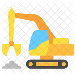 Excavator Grapple  Icon