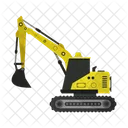 Excavator Construction Crane Icon