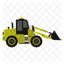 Excavator Construction Crane Icon