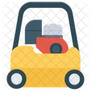 Excavator Construction Vehicle Maintenance Vehicle Icon