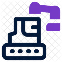 Excavator Machine Industry Icon