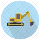 Excavator Digger Truck Excavator Construction Icon