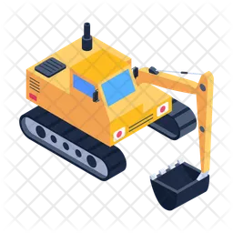 Excavator Machine  Icon