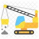 Pelle dragline  Icône