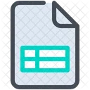 Excel File Format Icon