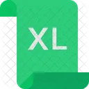 Excel File Paper Icon