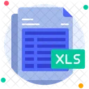 Excel Xls Document Icon