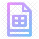 Excel Datei Excel Dokument Tabellenkalkulation Symbol