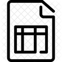 Excel-Datei  Symbol