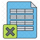 Excel File Document Icon