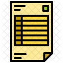 Excel Sheet Excel Document Icon