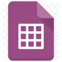 Excel-sheet file  Icon