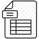 Excel Tabelle Dokument Datei Symbol