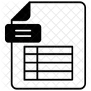 Excel Tabelle Dokument Datei Symbol