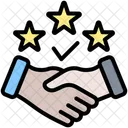 Excellence Accord Collaboration Icône