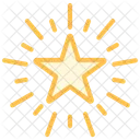 Excellence Star Duotone Line Icon Icon