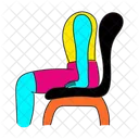 Vibrant Chair Excercise Illustration Excercise Fitness Icon