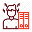 Excesso De Trabalho Funcionario Estresse Icon