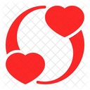 Exchange Love Heart Icon