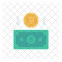 Exchange Transfer Bitcoin Icon
