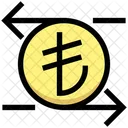 Exchange Foreign Currency Lira Icon