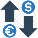 Exchange Euro Dollar Icon