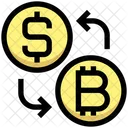 Exchange Bitcoin Currency Icon