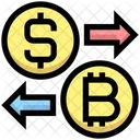 Exchange Dollar Bitcoin Icon