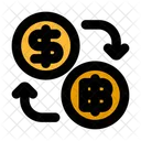 Exchange Bitcoin Arrow Icon