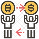 Exchange Bitcoin Dollar Icon
