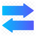 Exchange Two Way Arrows Icon