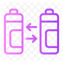 Exchange Battery Transfer Battery Charge Icon