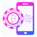 Mobile Security Cryptocurrency Icon