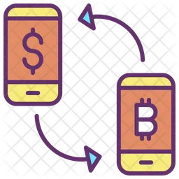 Exchange Bitcoin Dollar  Icon