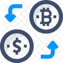 Exchange Bitcoins Bitcoin Exchange Currency Exchange Icon