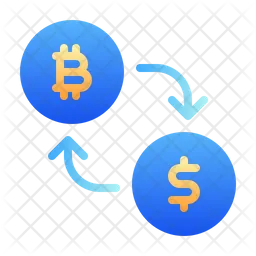 Exchange cryptocurrency  Icon