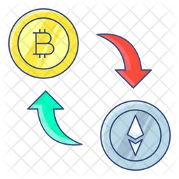 Exchange Cryptocurrency  Icon
