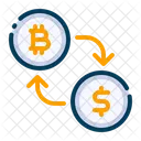 Bitcoin Cryptocurrency Electronic Cash Icon