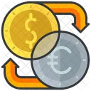 Currency Exchange Coin Icon