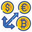 Coin Arrow Exchange Icon