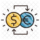 Currency Exchange Banking Icon