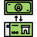 Exchange Currency Bank Icon